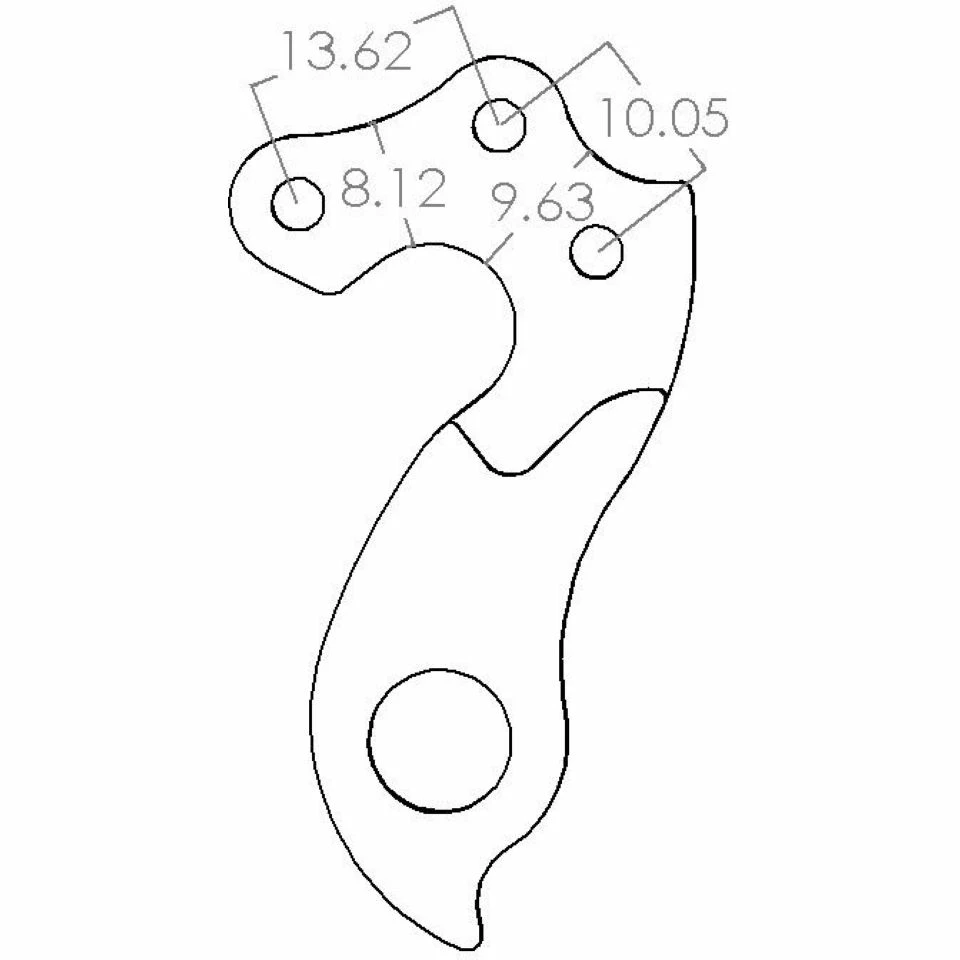 Patte De Dérailleur De Rechange Pilo Engineering D215 – Image 2